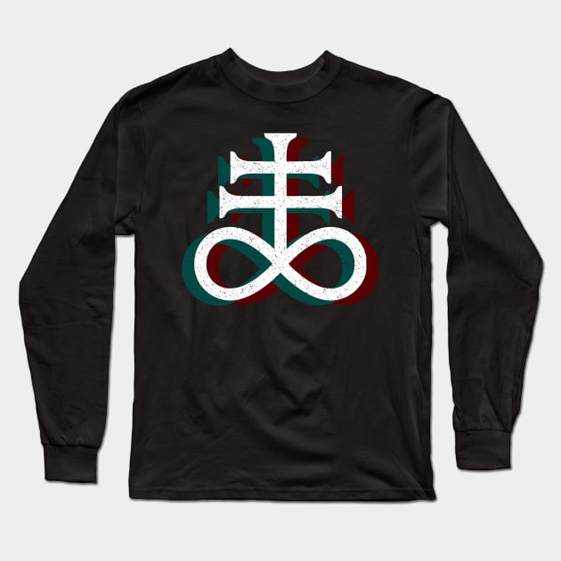 LEVIATHAN CROSS - SATANISM AND THE OCCULT Long Sleeve T-Shirt by Tshirt Samurai